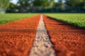 Athletic American baseball field. Generate Ai Royalty Free Stock Photo