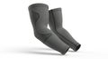 Gray compression arm sleeves isolated on white background Royalty Free Stock Photo