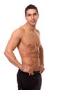 Athletic Man Shirtless Royalty Free Stock Photo