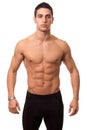 Athletic Man Shirtless Royalty Free Stock Photo