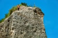 Athletic Muscular Hiker Man On Hill In Summer. Outdoor Sport Royalty Free Stock Photo