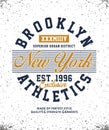 Athletic New York City t-shirt graphic