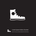 Athletic Shoe Icon. Sneakers Vector Element Can Be Used For Sneakers, Athletic, Shoe Design Concept.