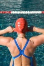 Athletic swimmer Royalty Free Stock Photo