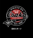 Athletic tokyo t-shirt typography design