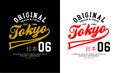 Athletic Tokyo typography design