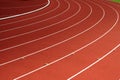 Athletic track Royalty Free Stock Photo