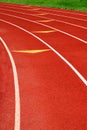 Athletic track Royalty Free Stock Photo