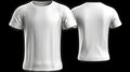 Athletic White T-Shirt Mockup for Online Store.