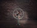 Athletic woman runs in a looping wheel. concept of sport routine