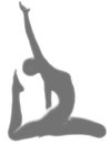 Athletic woman silhouette