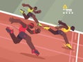 Athletics competition sprint
