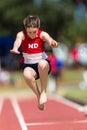 Athletics Long Jump Girl Royalty Free Stock Photo