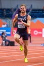 Athletics - Man 60m Heptathlon, MAYER Kevin Royalty Free Stock Photo
