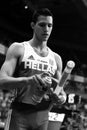 Athletics - Pole Vault man, FILIPPIDIS Konstadinos Royalty Free Stock Photo