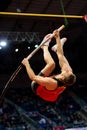 Athletics - Pole Vault man Heptathlon, PITTOMVILS Niels Royalty Free Stock Photo