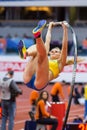 Athletics - Pole Vault woman, GUNNARSSON Lisa Royalty Free Stock Photo