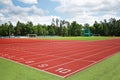 Athletics track Royalty Free Stock Photo