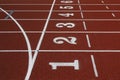 Athletics track Royalty Free Stock Photo