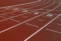 Athletics track Royalty Free Stock Photo