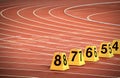 Athletics Track Lane Numbers