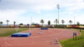 Athletics track near the beach of La Mar Bella in Barcelona