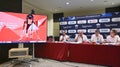 Lausanne, Switzerland, June 16, 2023 : Athletissima press conference at Movenpick Hotel