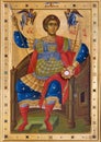 Athos painted icon of Holy Great Martyr George the Victorious