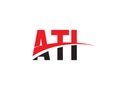 ATI Letter Initial Logo Design Vector Illustration