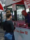 ating fast food at the 50th Annual University District Street Fair Royalty Free Stock Photo