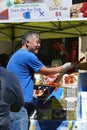 ating fast food at the 50th Annual University District Street Fair Royalty Free Stock Photo