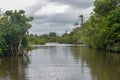 From Atins to Barreirinhas on river Preguicas, Brazil Royalty Free Stock Photo