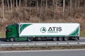 ATIS Logistics truck Royalty Free Stock Photo