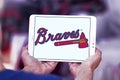 Atlanta Braves baseball team logo Royalty Free Stock Photo