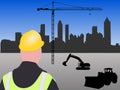 Atlanta building site Royalty Free Stock Photo