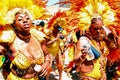Atlanta Carnival Yellow Feather Girls 2