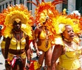 Atlanta Carnival Yellow Feather Girls