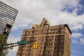 Abandoned city old brick uilding highrise downtown Atlanta Georgia