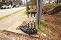 Downtown Atlanta Georgia Bird scooters rentals