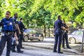 Group of Atlanta police officers during the George Floyd protests