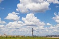 Hartsfield Jackson Atlanta International Airport control tower in distance Royalty Free Stock Photo