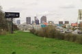 Landscape view of the city of Atlanta from a distance