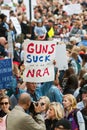 Man Holds Anti NRA Sign At March For Our Lives