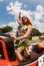 Men In Drag Wave To Parade Crowd At Atlanta Festival