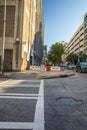 Sidewalk closed due to active protests downtown Atlanta