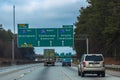 Atlanta Georgia Interstate Road Signs Royalty Free Stock Photo
