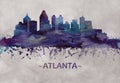 Atlanta Georgia skyline Royalty Free Stock Photo