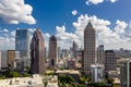 Atlanta, Georgia/ United State 08/20/2019 - Aerial view Midtown Atlanta