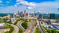 Atlanta, Georgia, USA Downtown Skyline Aerial Royalty Free Stock Photo