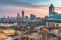 Atlanta, Georgia, USA Downtown Skyline Royalty Free Stock Photo